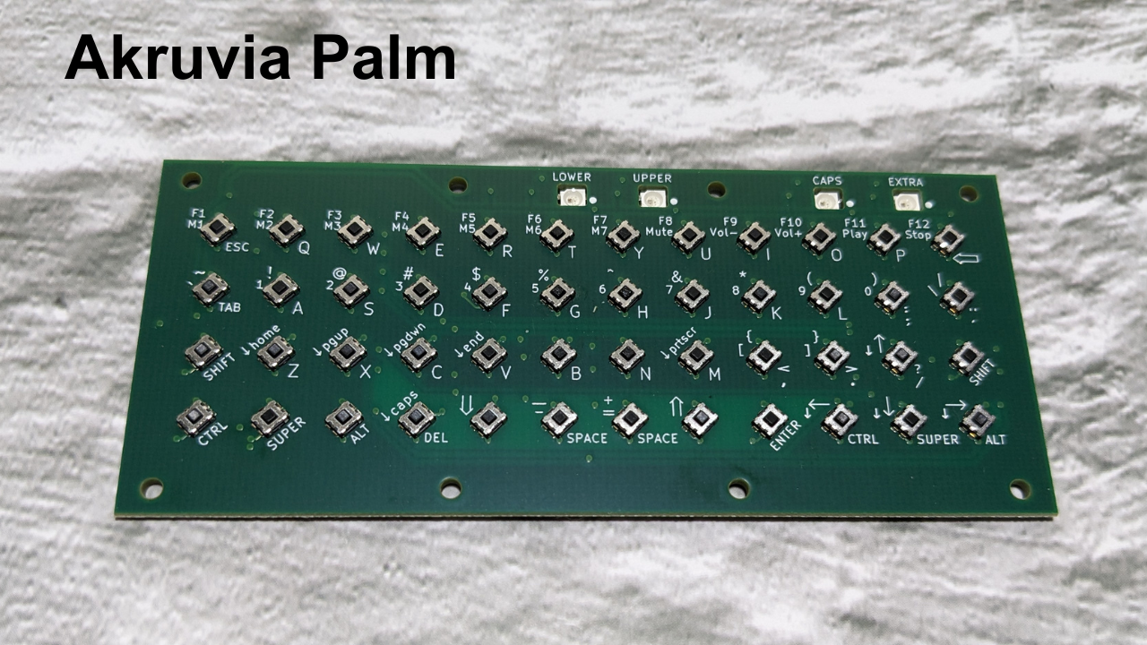 Akruvia Palm (Documentation/Product Guide) | Handheld Cyberdeck Small USB Keyboard